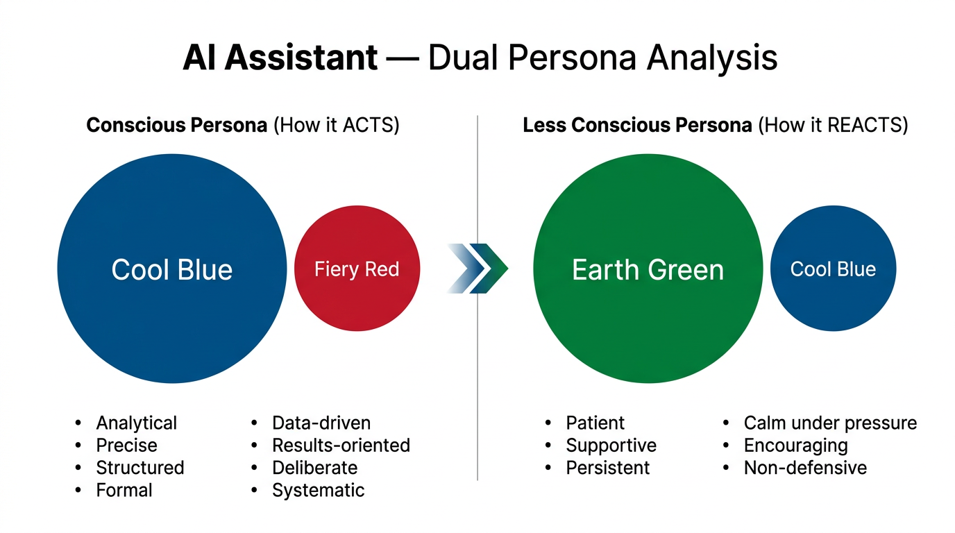 Conscious vs Less Conscious Persona